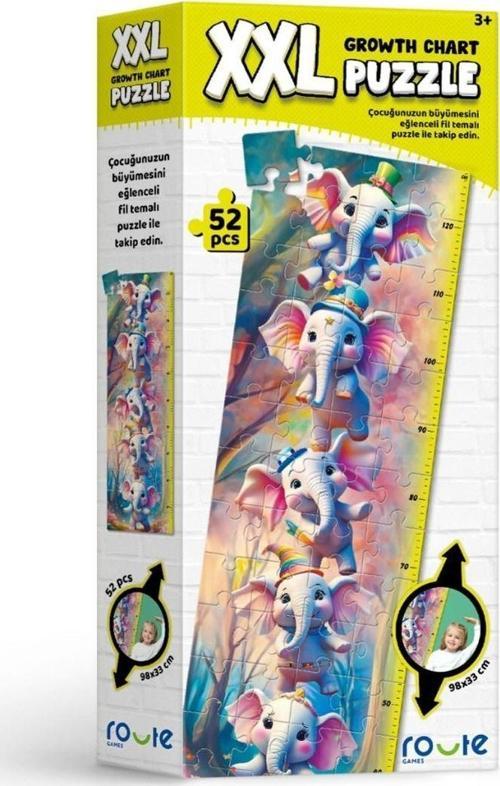Xxl Puzzle Eğlenceli Fil 98* 33 Cm