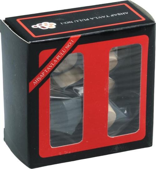 Oyun Aletleri Ahşap Tavla Pulu Minyon Boy No:1 (Pul Çap Ölçüsü: 1,8 Mm )