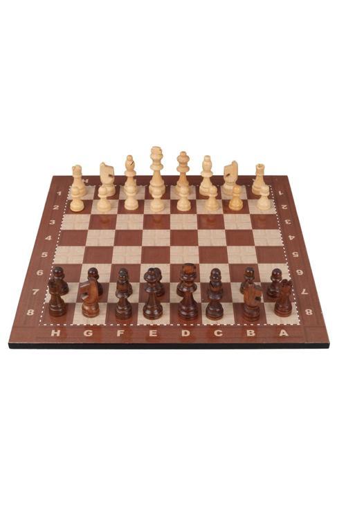 Oyun Aletleri Çantalı Küçük Boy Ahşap Taşlı Satranç Takımı