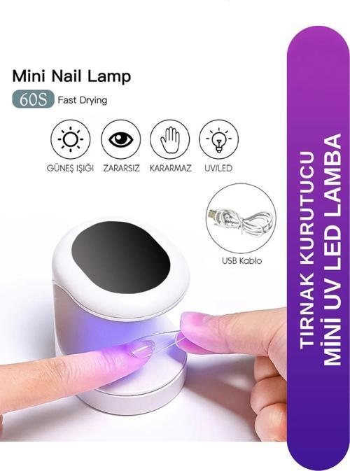 Mini Uv Led Işık Uv Led Lamba Tırnak Kurutucu Oje Tırnak Kurutma Makinesi