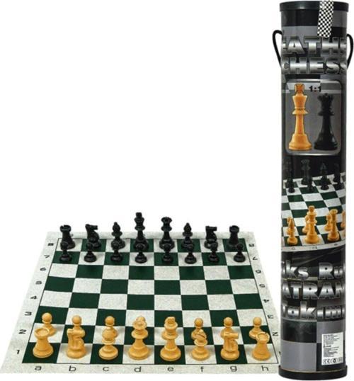 Oyun Aletleri Satranç Takımı Ipli Kolay Taşınabilir Rulo (Turnuva Takımı)