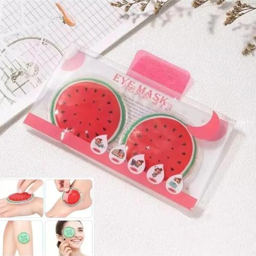 Göz Maskesi Rahatlatıcı Sıcak Ve Soğuk Kullanım Jel Maske Karpuz 2'Li