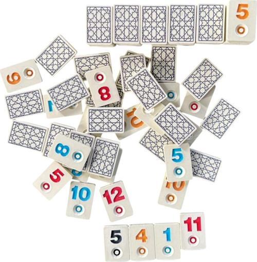 Özel Üretim Beyaz Renk Melamin Okey Taşı