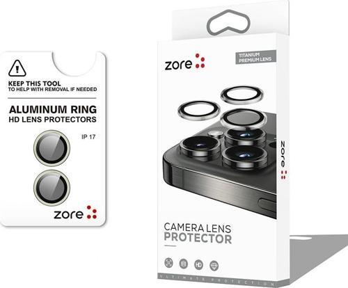 iPhone 17 Kamera Lens Koruyucu CL-12 Premium Safir Parmak İzi Bırakmayan Anti-Reflective Açık Yeşil