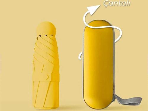 Kılıflı Şemsiye - Mini Şemsiye - Kapsül Şemsiye - Seyahat Şemsiye