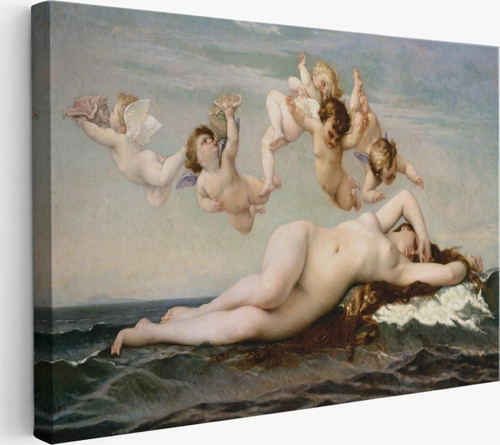 Alexandre Cabanel'İn Venüsün Doğuşu İsimli Eseri Kanvas Tablo, The Birth Of Venus-5028