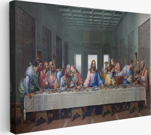 Da Vinci'Nin Son Akşam Yemeği Kanvas Tablo-5184