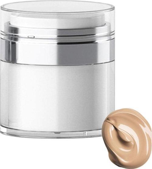 Hava Geçirmez Pompalı Doldurulabilir Krem Losyon Fondoten Kutusu Şişesi Mıt1218