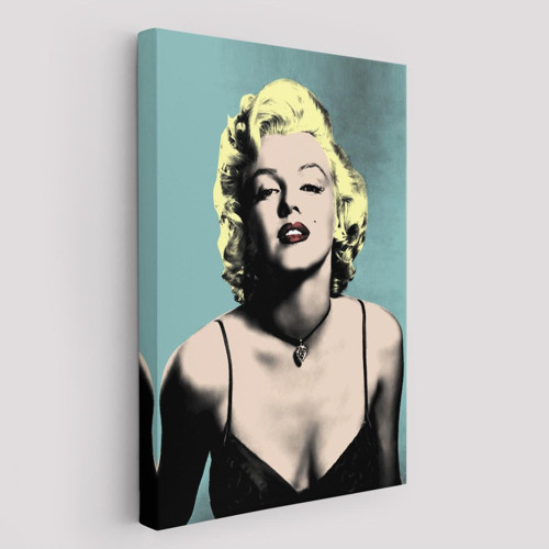 Marilyn Monroe Sarı Saçlı Kadın Modern Duvar Sanatı-5251