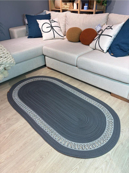 Lotus Jüt Hasırlı El Örgüsü Kilim