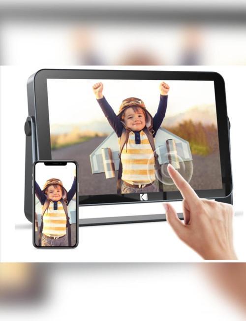 10” Wifi 6 Akıllı Dijital Fotoğraf Çerçevesi – Full Hd, Dokunmatik, 32 Gb Hafıza, 3800 Mah