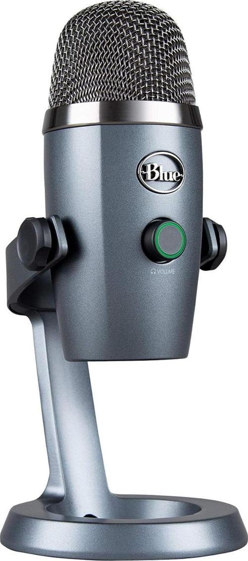 Pc, Mac, Oyun, Kayıt, Yayın İçin Blue Yeti Nano Premium Usb Mikrofon - Gri