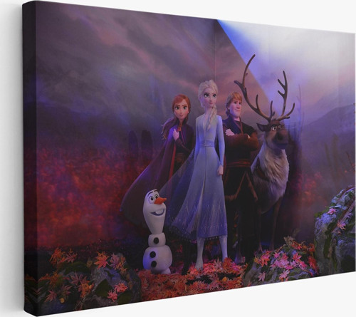 Disney Animation Frozen 2 Karakterleri Dekoratif Tablo-3685