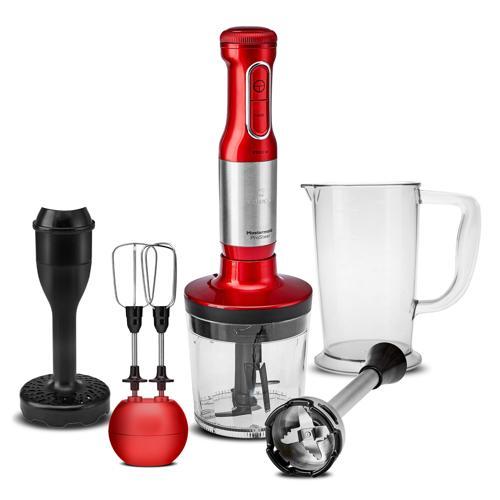 Mastermaid Prosteel Uzun Blender Ayaklı 6 Bıçaklı Blender Seti Red Inox 2000 W