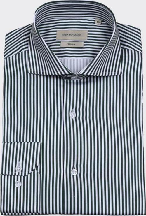 İtalyan Yaka Erkek Gömlek-KAX4063S