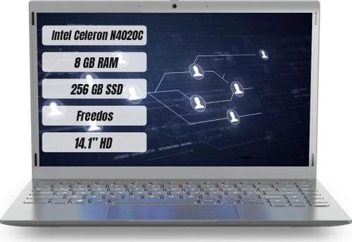 Alfa 640C Intel Celeron N4020C 8 GB 256 GB SSD Freedos 14.1" Hd Taşınabilir Bilgisayar