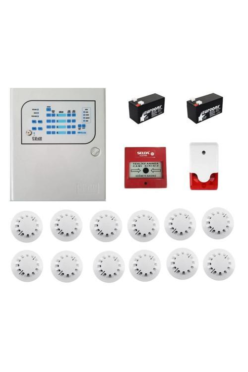12 Li Yangın Alarm Seti