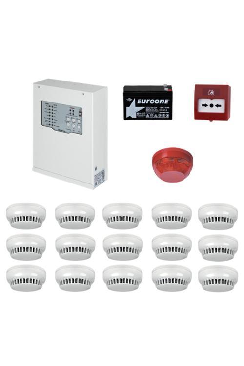 Teknim Yangın Alarm Sistemi Seti 15 Li