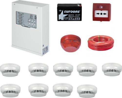 Yangın Alarm Sistemi Seti 9 Lu Kablo Dahil