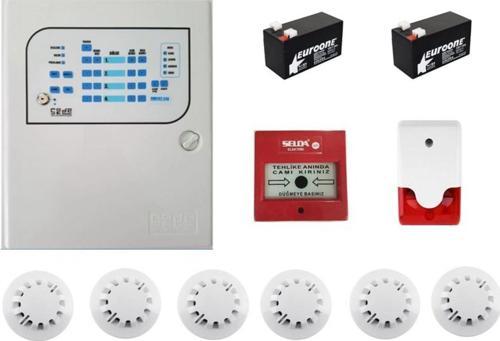 6 Lı Yangın Alarm Seti