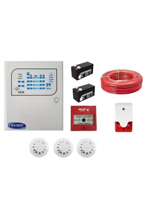 3 Lü Yangın Alarm Seti Kablo Dahil