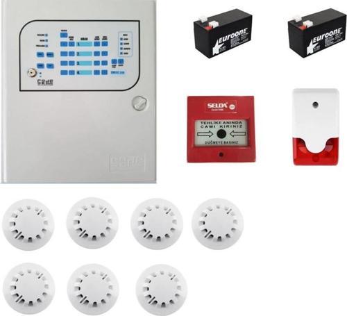 7 Li Yangın Alarm Seti