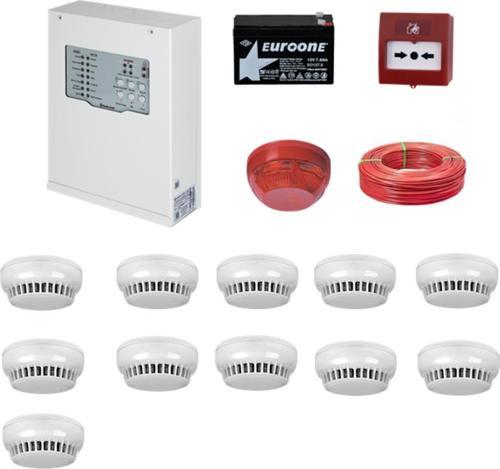 Yangın Alarm Sistemi Seti 11 Li Kablo Dahil