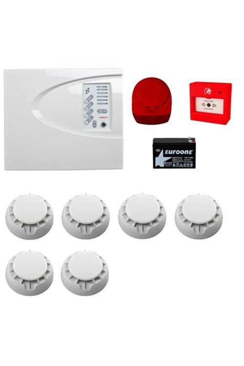 Yangın Alarm Sistemi Seti 6 Lı