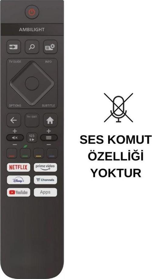 PHILIPS The One The Xtra Serisi Amblight Tv Kumanda - Ses komutsuz