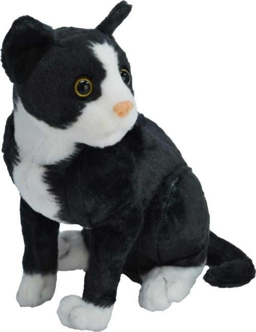 Berattoys 30 Cm Sesli Peluş Kedi Miyavlayan Kedi Peluş Oyuncak Kedi Hediyelik Peluş Uyku Arkadaşı