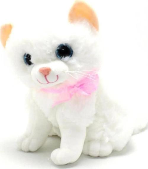 Berattoys 30 Cm Sesli Peluş Kedi Miyavlayan Pelüş Kedi