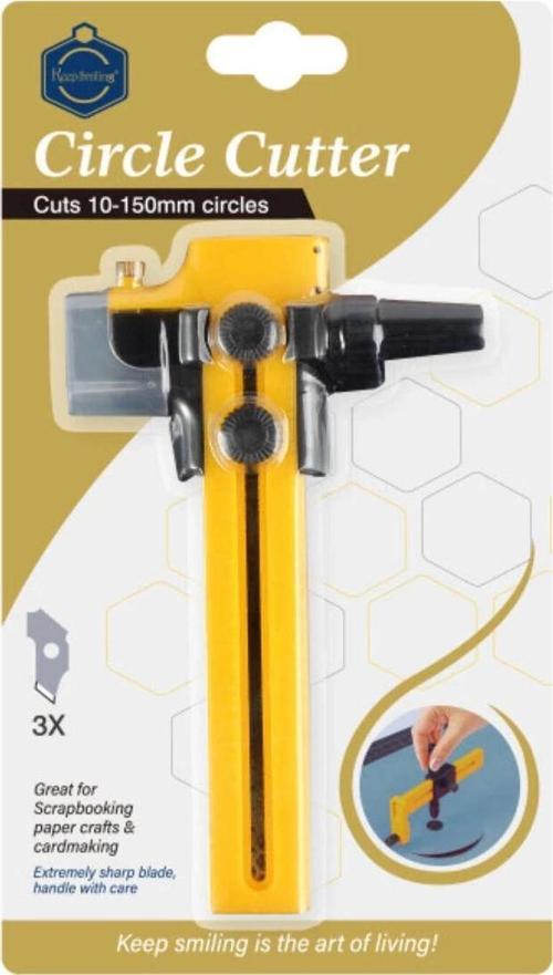 Daire Kesici 1-15 cm + 3 Yedek Bıçak