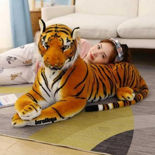 Berattoys Dev Kaplan 120 Cm Peluş Kaplan Hediyelik Peluş Oyuncak