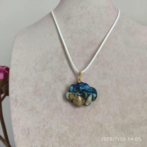 Epoksi Kolye Ucu - 12431