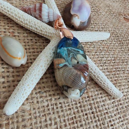 Epoksi Kolye Ucu - 12511