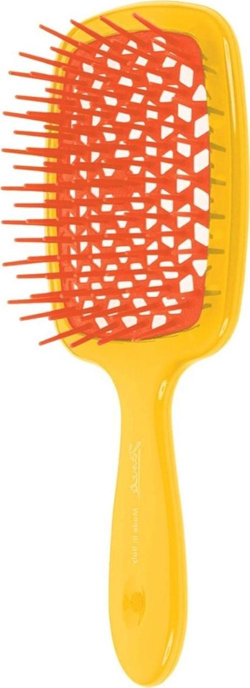 Janeke Superbrush Sarı Turuncu Saç Fırçası
