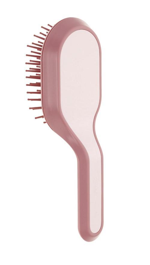 Janeke Curvy Bag Brush Pink Color Saç Fırçası