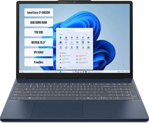 IdeaPad Slim 3 15IRH10 83K10061TR i7-13620H 8GB DDR5 1TB SSD WUXGA 15.3" IPS 60Hz FreeDos
