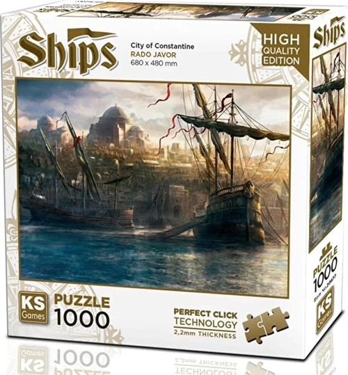 KS Games Once Open a Time in Istanbul Puzzle 1000 Parça 20677 Kız Erkek Çocuk Oyuncak Eğitici Oyunca