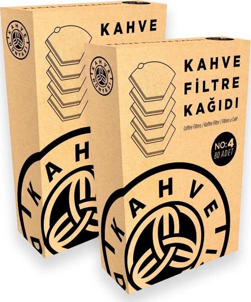 Filtre Kahve Kağıdı No:4 80'li 2 Paket