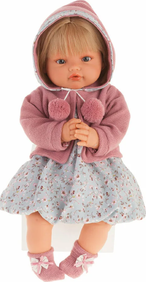 Antonio Juan Kapüşonlu Ağlayan Bebek Beni 42cm Kız Erkek Çocuk Oyuncak Eğitici Oyuncaklar