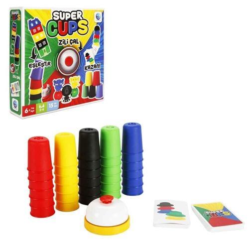 SÜPER CUPS OYUN Kız Erkek Çocuk Oyuncak Eğitici Oyuncaklar