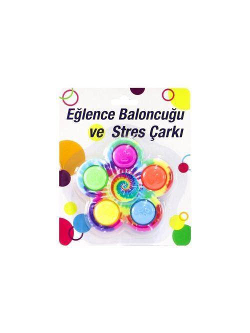 EĞLENCE BALONCUĞU VE STRES ÇARKI Kız Erkek Çocuk Oyuncak Eğitici Oyuncaklar