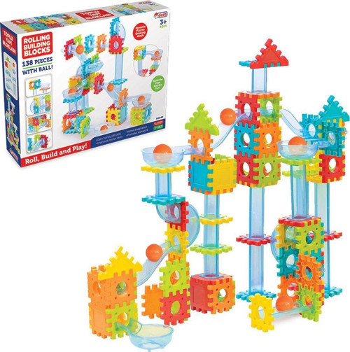 04046 Toplu Yapı Blokları 138 Parça -Fentoys Kız Erkek Çocuk Oyuncak Eğitici Oyuncaklar