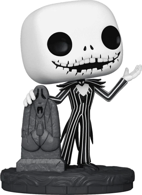 Funko POP Disney: The Nightmare Before Christmas 30th - Jack w/Gravestone Kız Erkek Çocuk Oyuncak Eğ