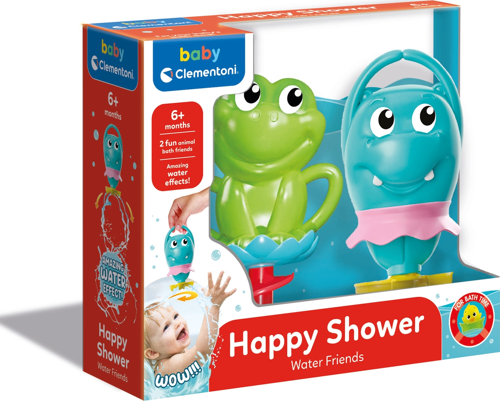 17444 Baby Clementoni - İlk Arkadaşlarım Banyo Oyuncağı +6 ay Kız Erkek Çocuk Oyuncak Eğitici Oyunca