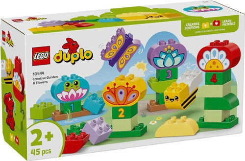 10444 Lego Duplo Yaratıcı Bahçe ve Çiçekler 45 parça +2 yaş Kız Erkek Çocuk Oyuncak Eğitici Oyuncakl