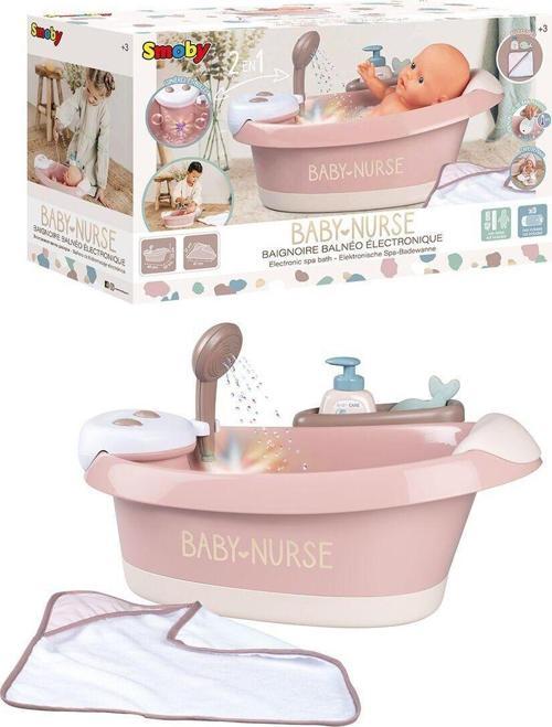 7600220368 Baby Nurse Sesli ve Işıklı Balneo Banyo Seti -Simba Kız Erkek Çocuk Oyuncak Eğitici Oyunc