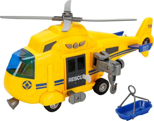 1:16 Maxx Wheels Sesli ve Işıklı Helikopter Kız Erkek Çocuk Oyuncak Eğitici Oyuncaklar