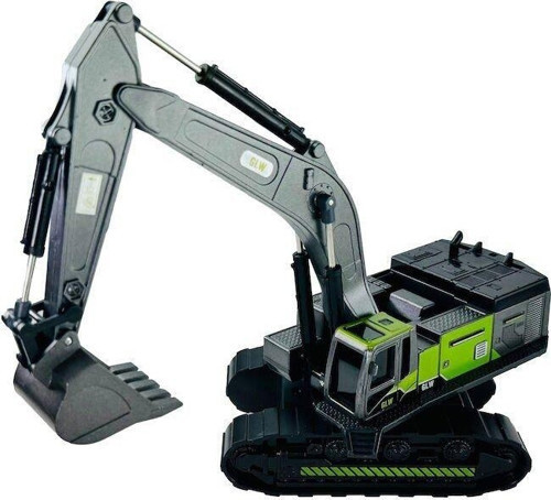 SZT-8887 Sürtmrli Metal İnşaat Aracı Ekskavatör 1 55 Kız Erkek Çocuk Oyuncak Eğitici Oyuncaklar